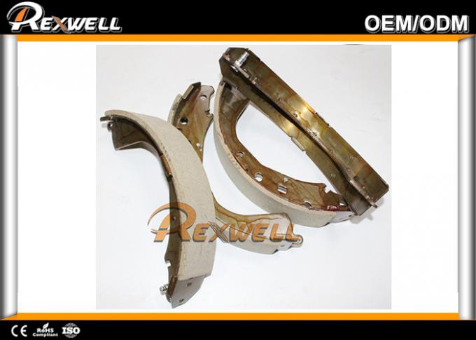 OEM Standard Brake Pads And Shoes / Customized Fiber Front Brake Pads