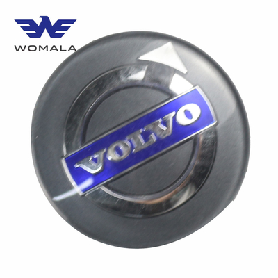 31373763 Volvo Auto Parts Wheel Center Cap Black Finish Blue Logo