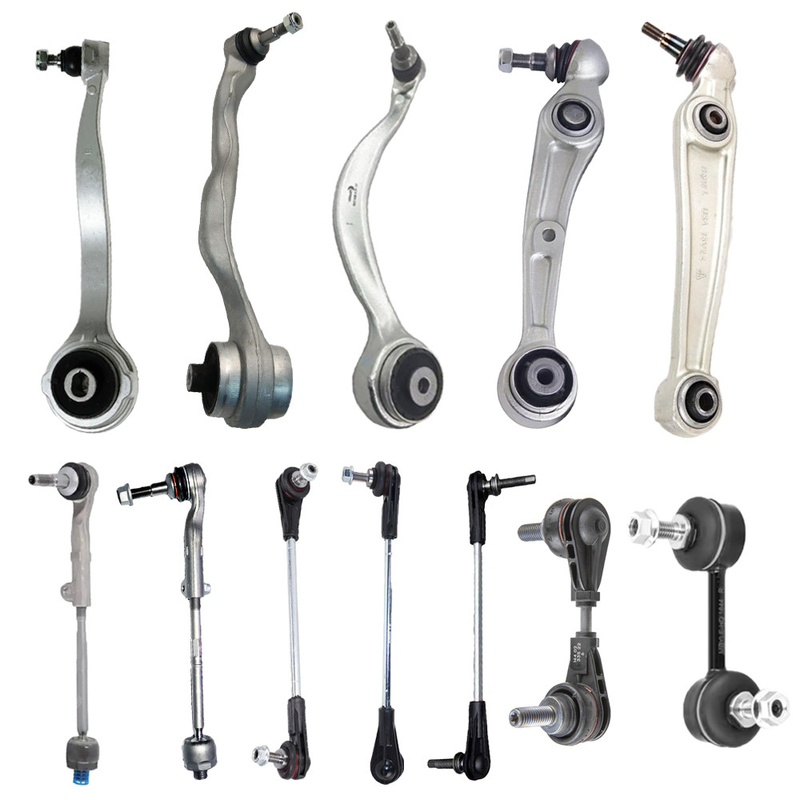 New Energy Electric Vehicle Parts Tie Rod Stabilizer Bar Front Lower Straight / Bent Arm Assembly For BMW I4 (G26) 2022-