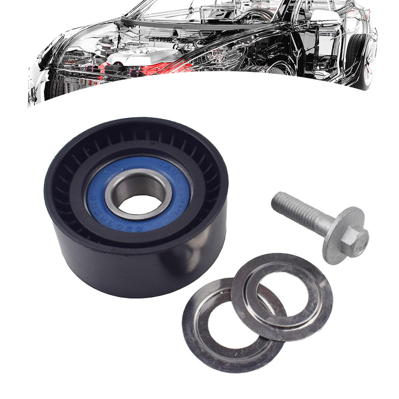 Drive Belt Idler Pulley LR028879 For Land Rover LR2 LR4 Discovery Sport