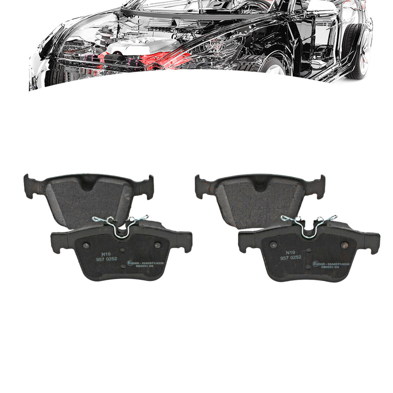 Womala Brake Pad Set LR123010 for Land Rover Discovery Sport Evoque Velar

